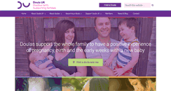 Desktop Screenshot of doula.org.uk