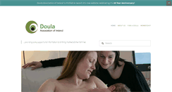 Desktop Screenshot of doula.ie